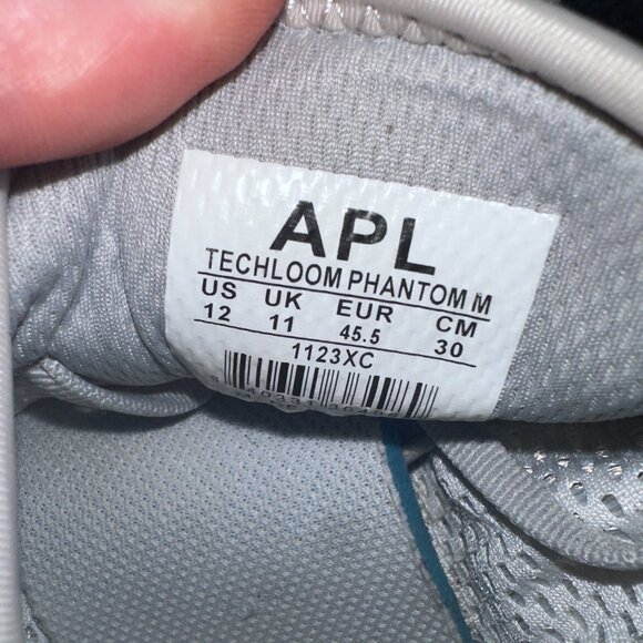 APL TechLoom Phantom Running Sneakers - Men's Size 12 (US) - White - Picture 8 of 8